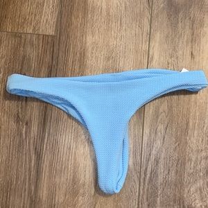 COPY - light blue thong bikini bottoms